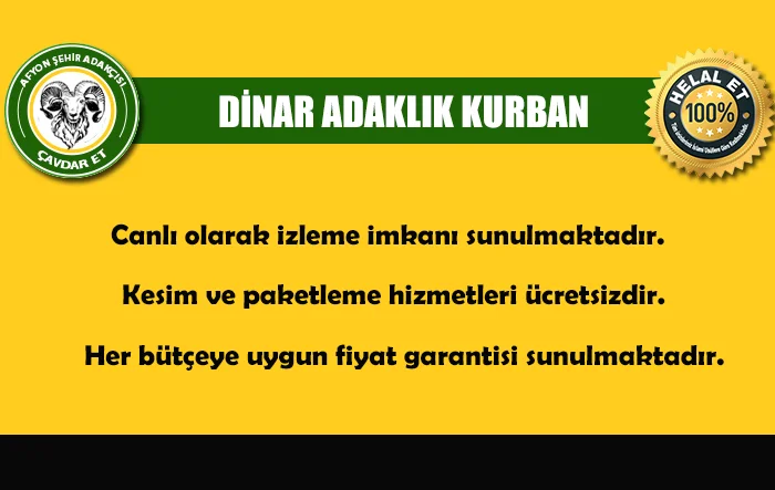 Dinar Adaklık Kurban